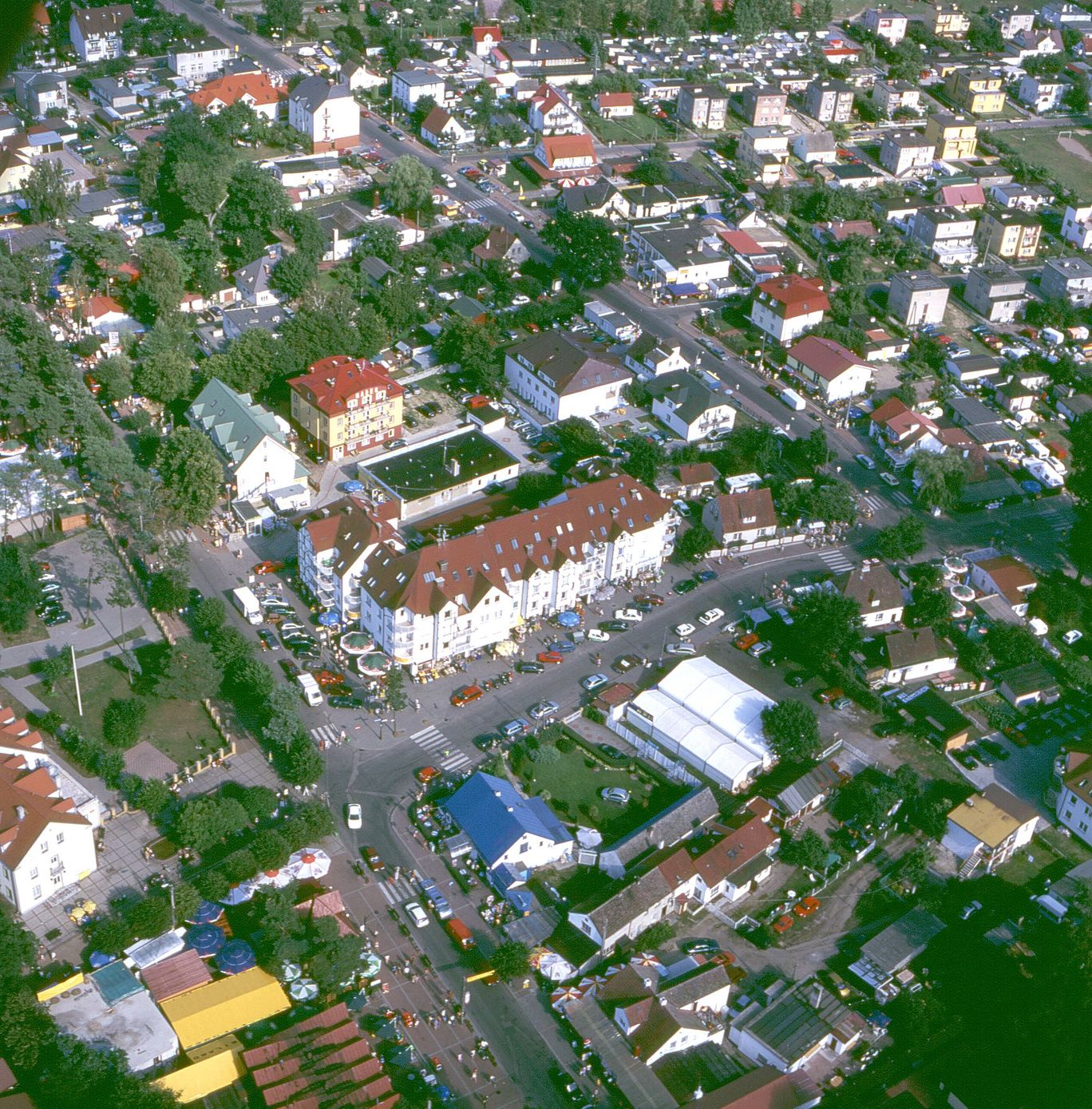 Ulica Grunwaldzka w Pobierowie